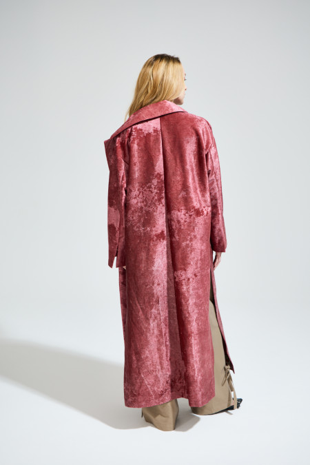 Пальто The Coat (Цвет Розовый, Размер 44/S, Состав 100% хлопок)