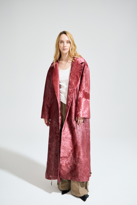 Пальто The Coat (Цвет Розовый, Размер 44/S, Состав 100% хлопок)