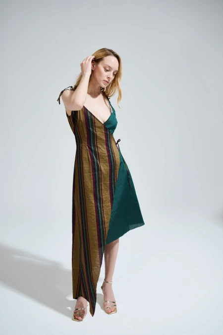 Платье DVF (Цвет Разноцветный, Размер 44/S, Состав 72% крапива, 28% хлопок )