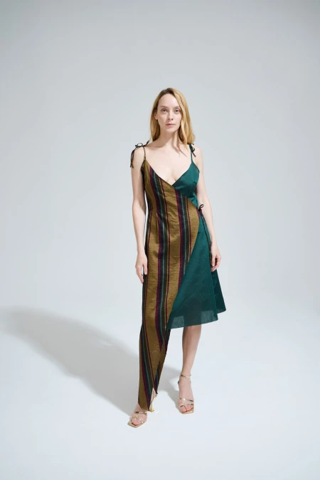Платье DVF (Цвет Разноцветный, Размер 44/S, Состав 72% крапива, 28% хлопок )