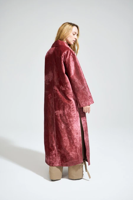 Пальто The Coat (Цвет Розовый, Размер 44/S, Состав 100% хлопок)