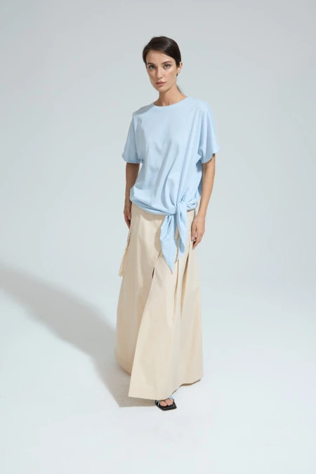Юбка Resse Long (Цвет Бежевый, Размер 44/S, Состав 100% хлопок)