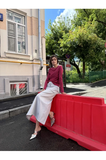 Юбка Qenti (Светло-серый, 48/L)