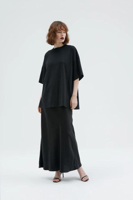 Юбка Sandra (Цвет Чёрный, Размер L, Состав 100% вискоза)