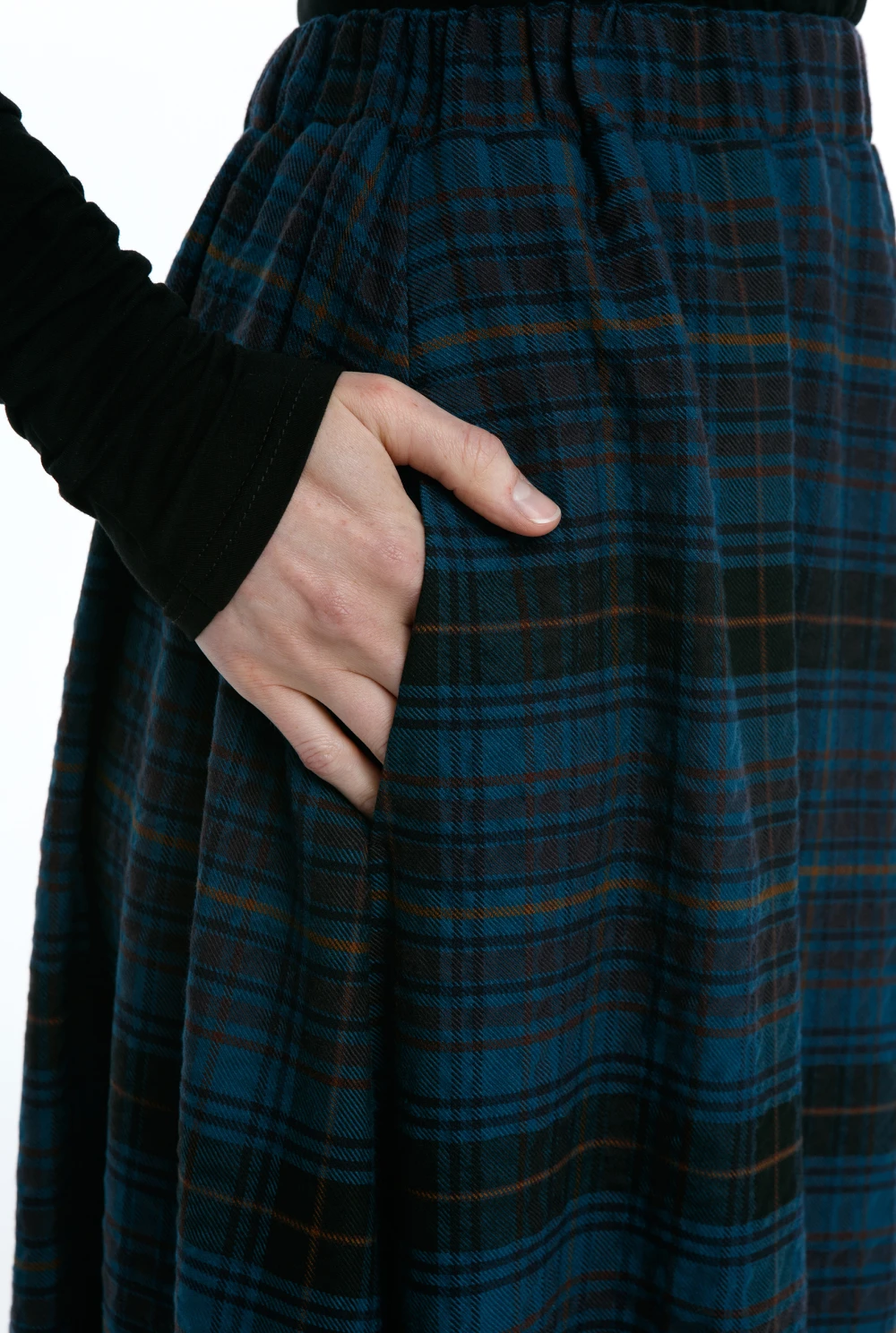 Юбка Hara ( Цвет Морская волна в клетку )