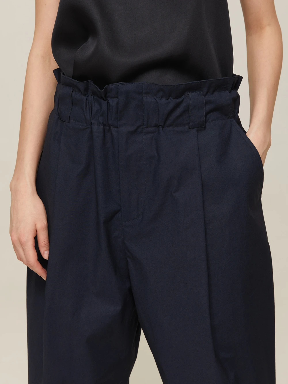 Брюки Vero (Цвет Тёмно-синий, Размер XL, Состав 96% хлопок, 4% эластан)