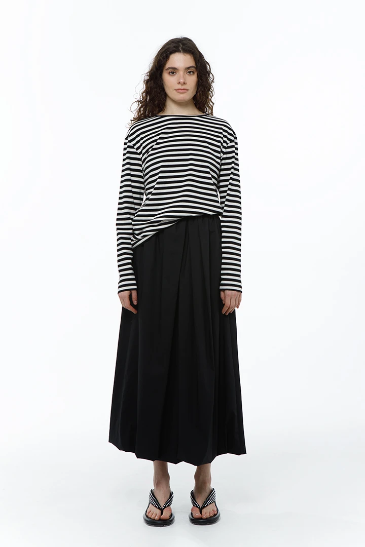 Лонгслив Dad's ( Цвет Чёрно-бело-серая полоска )