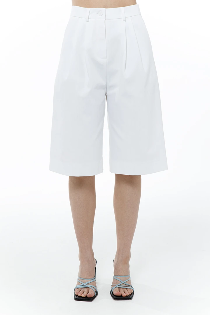 Шорты Zoe New (Цвет Белый, Размер 44/S, Состав 74% Хлопок, 23% Полиэстер, 3% Эластан)