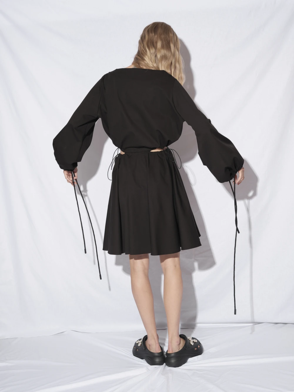 Платье Sun (Цвет Чёрный, Размер S, Состав 97% хлопок, 3% эластан)