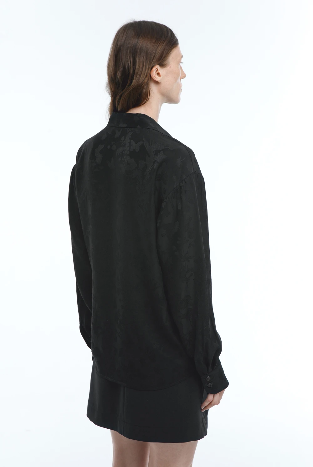 Рубашка Sash (Цвет Чёрный, Размер 44/S, Состав 100% Ацетат)