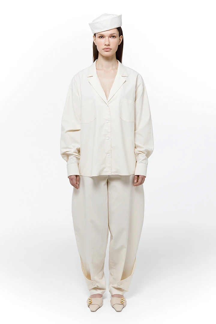 Костюм Science (Цвет Молочный, Размер 44/S, Состав 100% хлопок)