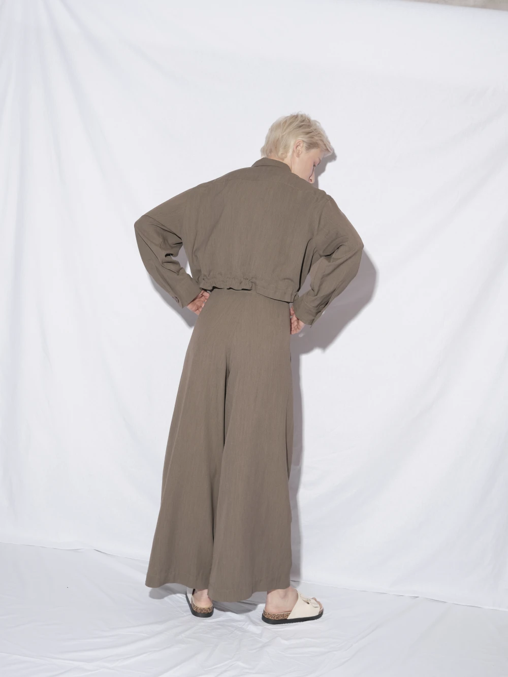 Костюм Luna (Цвет Хаки, Размер S, Состав 50% шёлк, 50% вискоза)