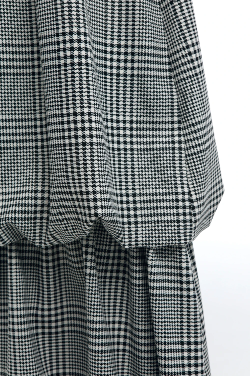 Юбка Cooperative (Цвет Чёрно-белая клетка, Размер 44/S, Состав 69% Полиэстер, 30% Вискоза, 1% Эластан)