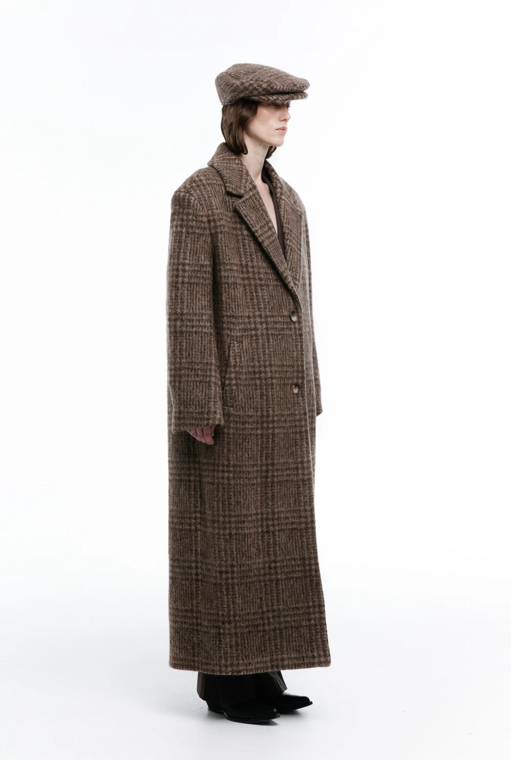 Пальто Forte ( Цвет Коричневая клетка )