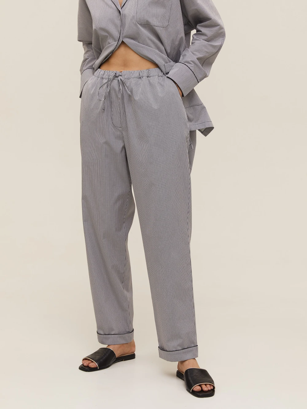 Костюм Aysha (Цвет Чёрно-белый в клетку, Размер S, Состав 100% хлопок)