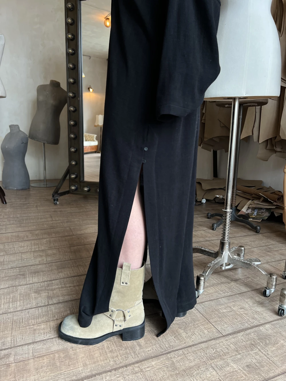 Платье Summer (Цвет Чёрный, Размер S-M, Состав 70% вискоза, 30% лён)