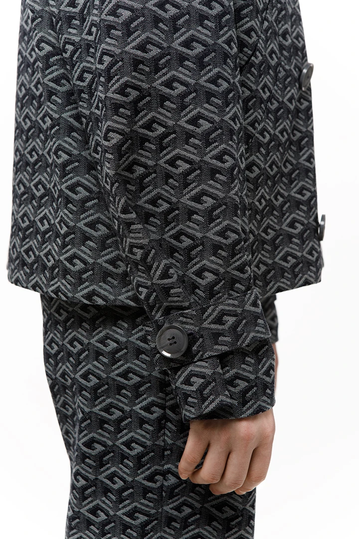 Жакет Valley ( Цвет Деним синий с узором )