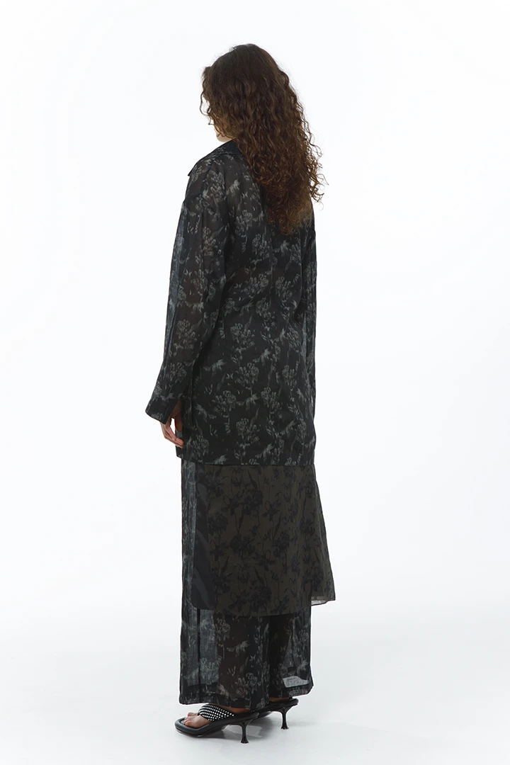 Жакет Literature ( Цвет Чёрный с принтом )