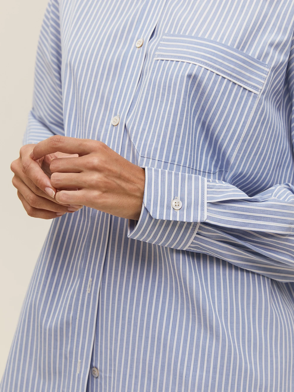 Костюм Atra (Цвет Голубой в полоску S, Размер, Состав 100% хлопок)