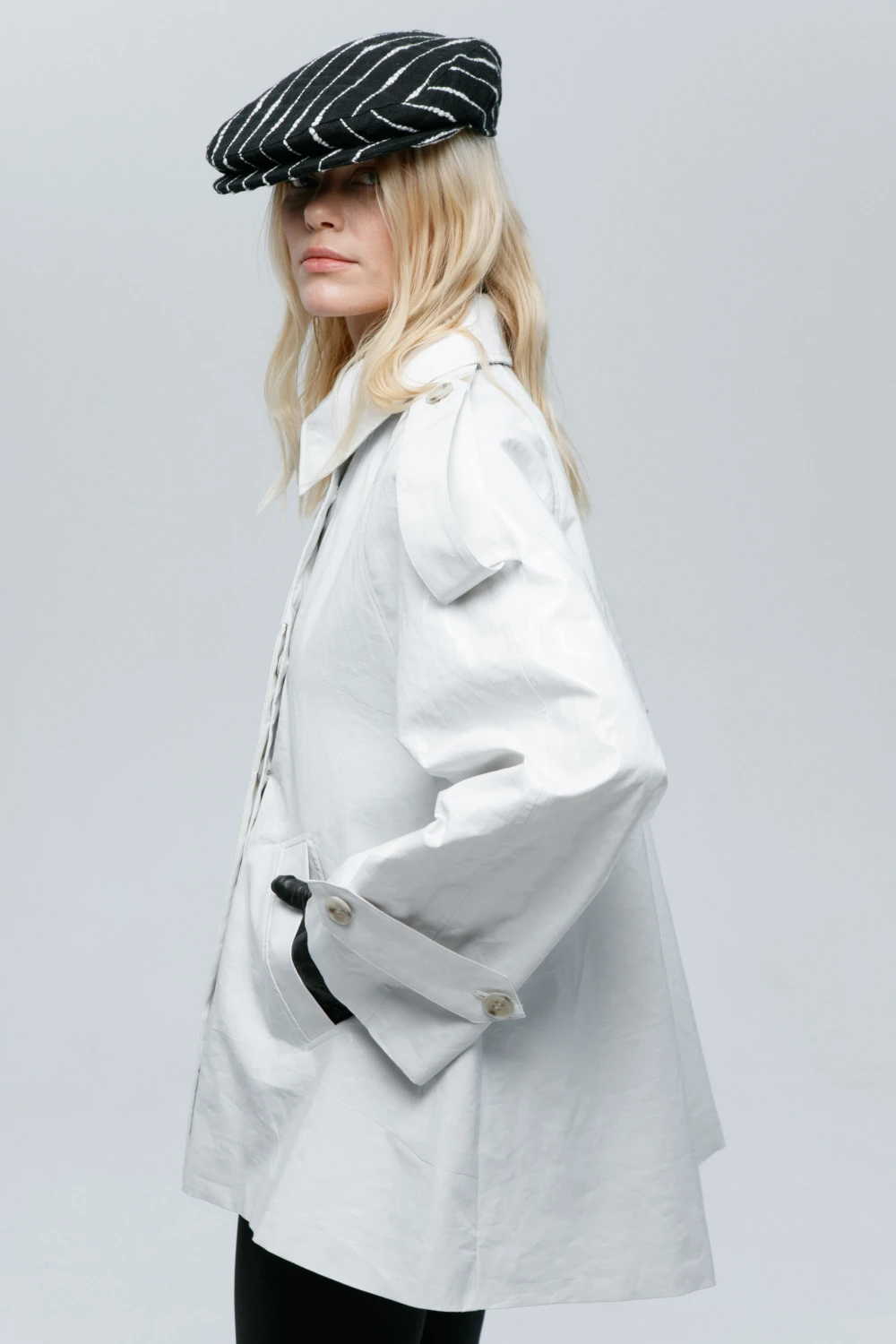 Тренч P ( Цвет Молочный )