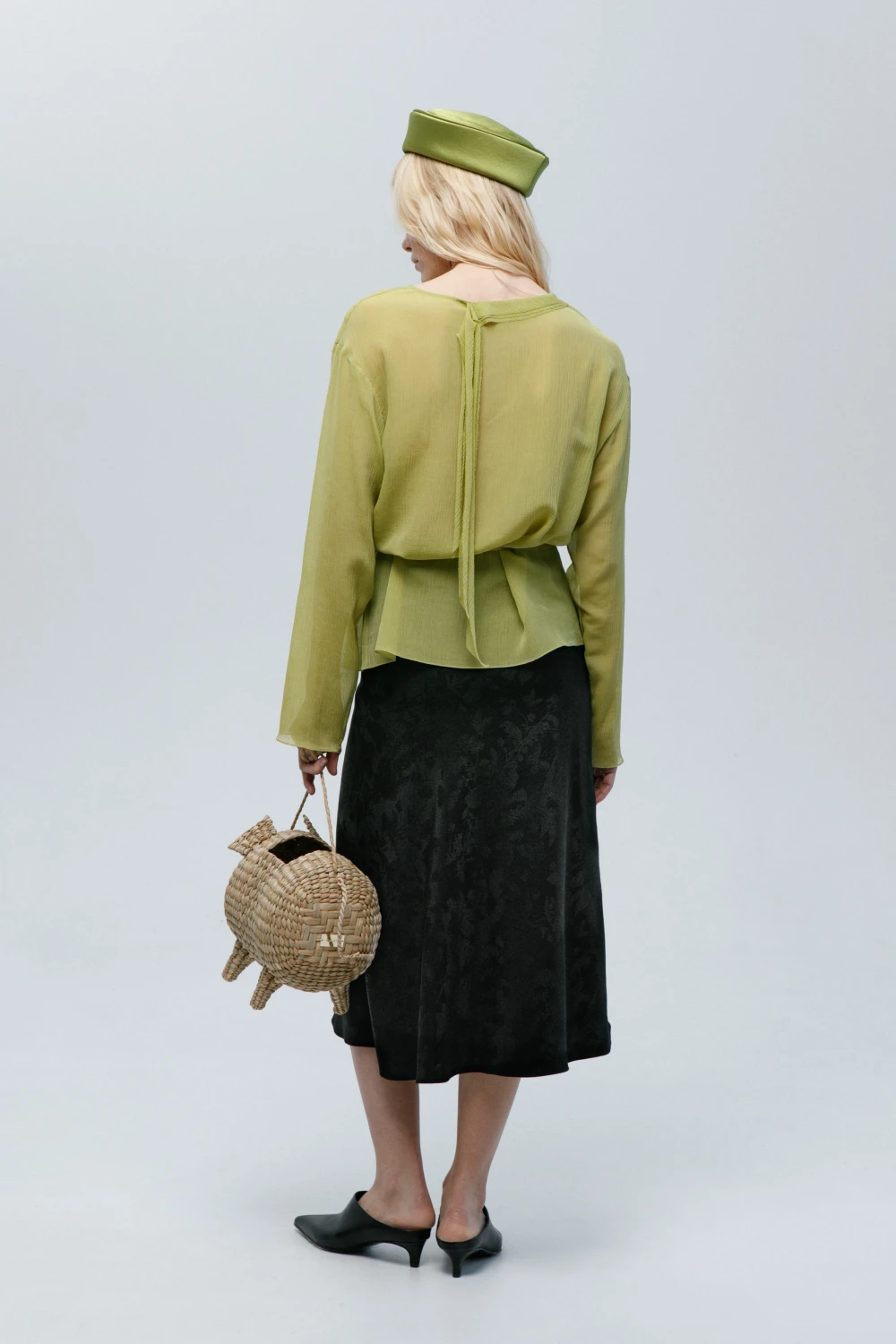 Лонгслив Dana (Цвет Салатовый, Размер 44/S, Состав 70% хлопок, 30% шёлк)