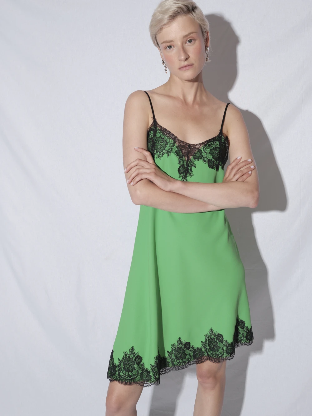 Платье Haska (Цвет Зелёный, Размер S, Состав 58% ацетат, 42% вискоза)