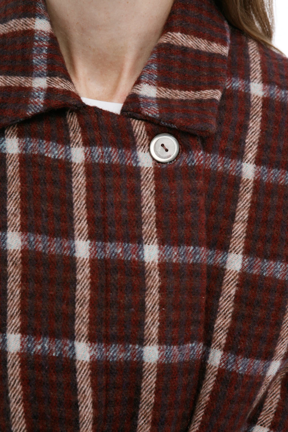 Куртка Bella (Цвет Разноцветная клетка, Размер XS-S, Состав 48% шерсть, 37% хлопок, 13% полиэстер, 2% эластан)