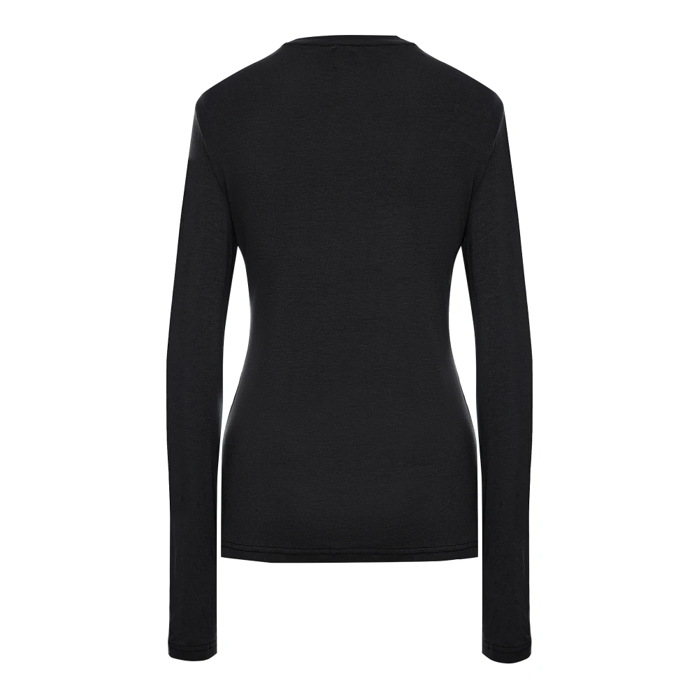 Лонгслив Orfey (Цвет Чёрный, Размер S, Состав 96% вискоза, 4% эластан)