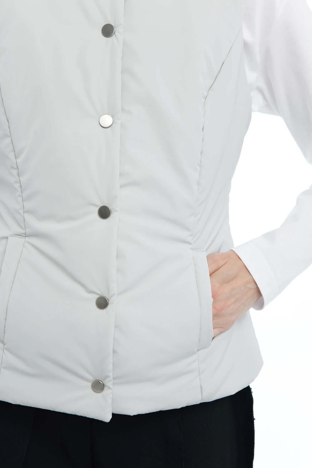 Жилет ALT (Цвет Светло-серый, Размер 44/S, Состав 100% полиэстер)