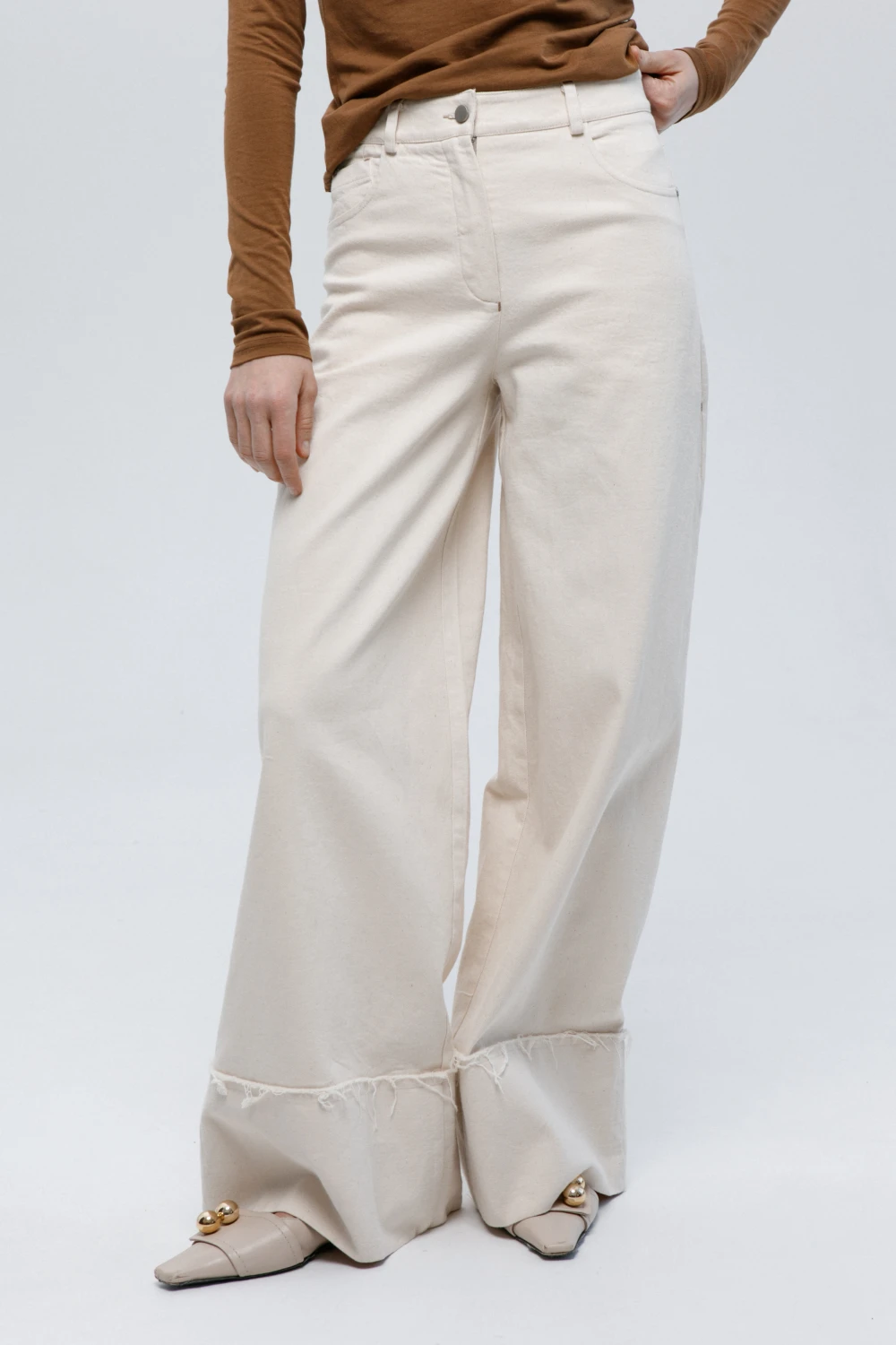 Джинсы Genes ( Цвет Экрю )