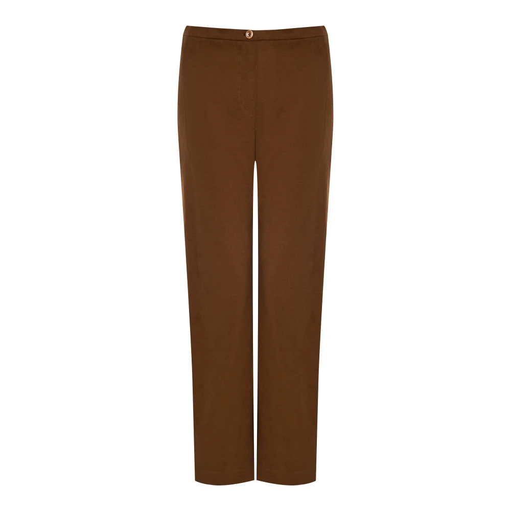 Брюки Cigarette break ( Цвет Коричневый )