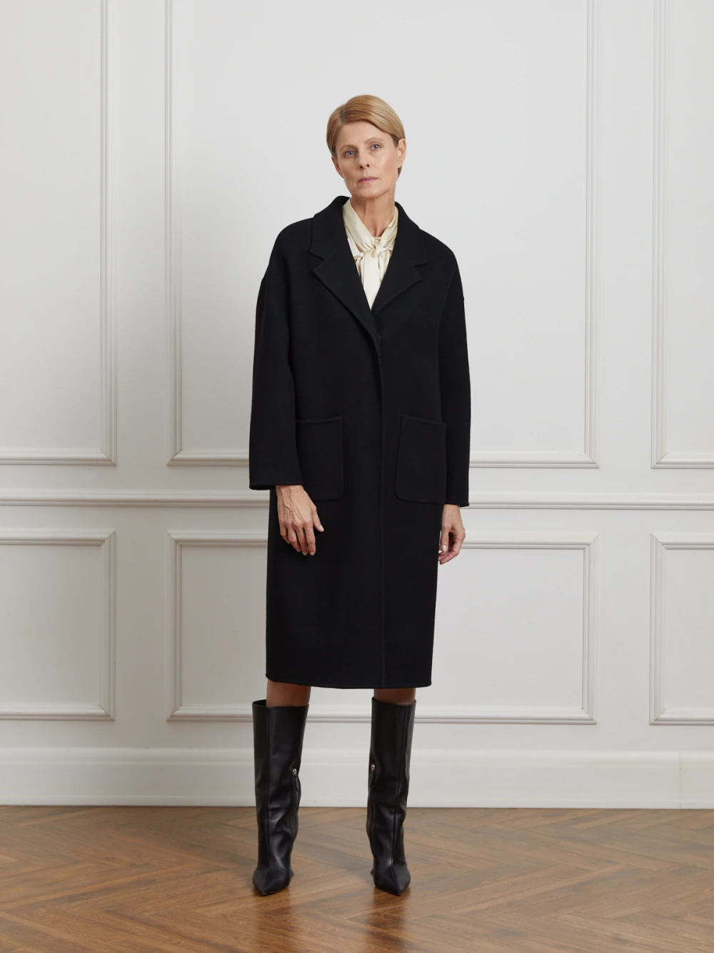 Пальто Lumba (Цвет Чёрный, Размер S, Состав 80% шерсть, 20% акрил)