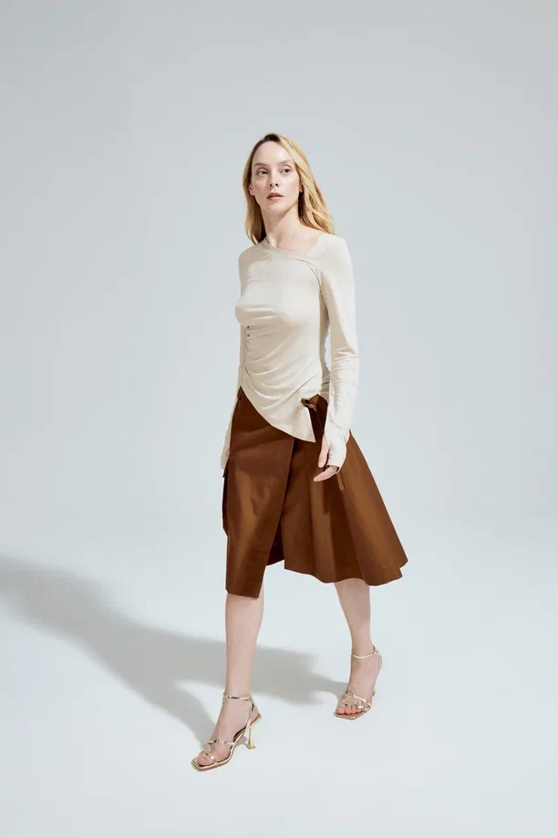 Юбка Resse (Цвет Терракот, Размер 46/M, Состав 100% хлопок)