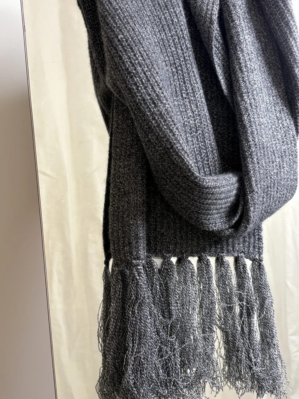 Шарф Echarpe ( Цвет Серый меланж )