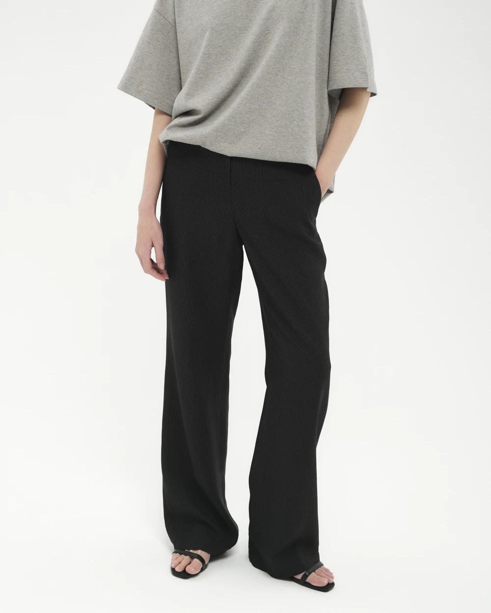 Брюки Nesta (Цвет Чёрный в полоску, Размер 50/XL)