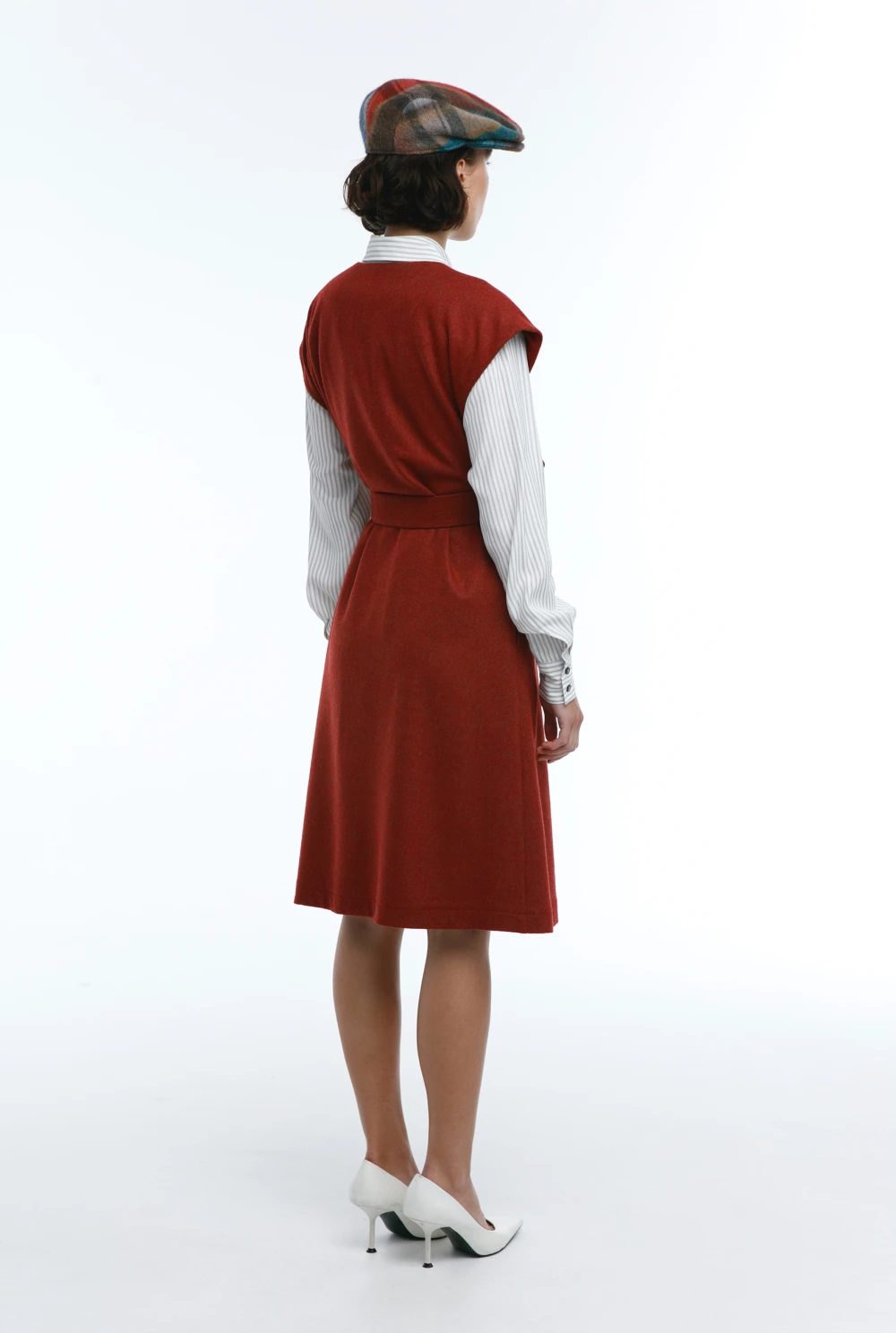 Платье Morning (Цвет Красное дерево, Размер 44/S, Состав 80% шерсть, 20% полиамид)