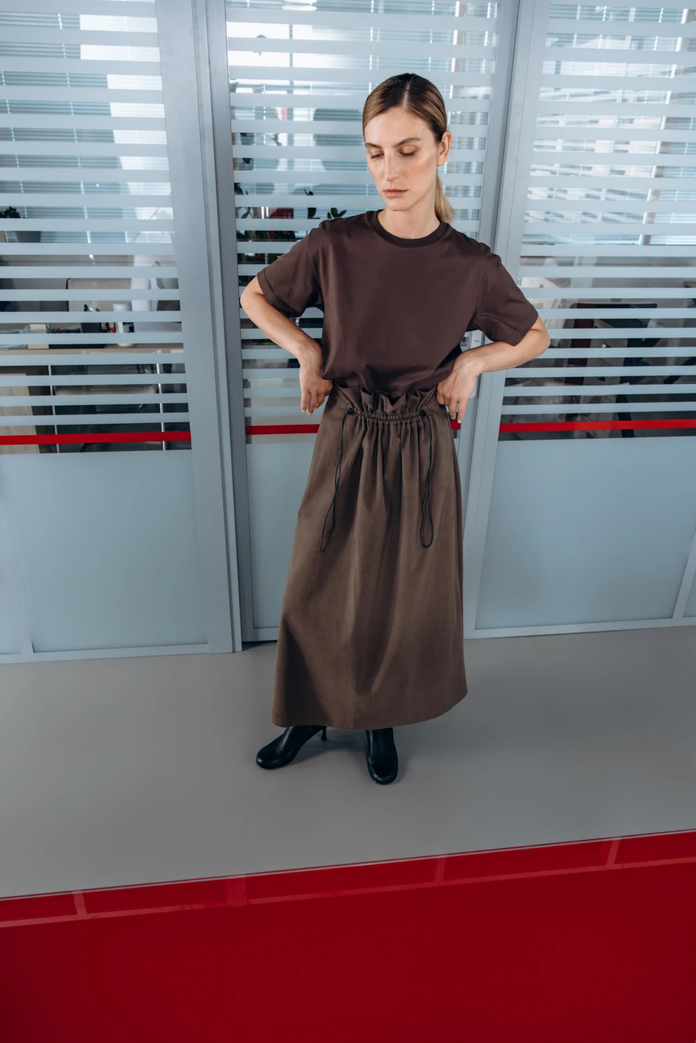 Юбка Internship  ( Цвет Коричневый )