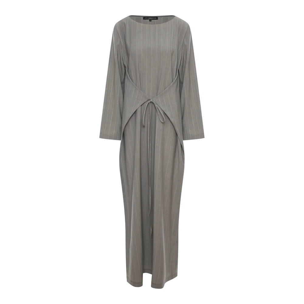 Платье Executive Realness ( Цвет Серый в полоску )