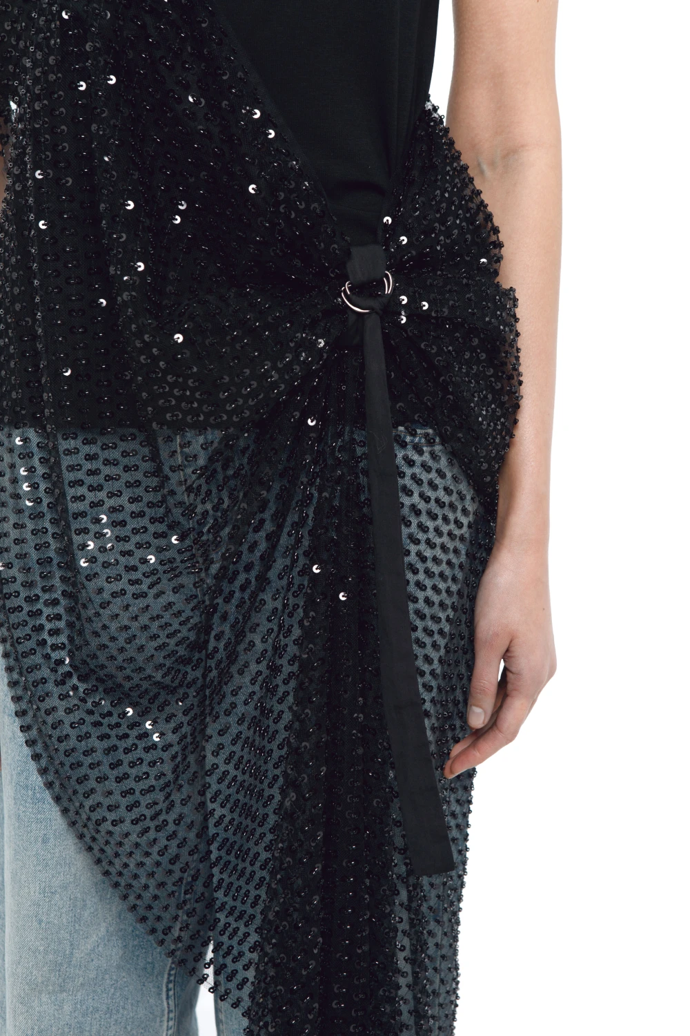 Платье See Through. (Цвет Чёрный, Размер S-M, Состав 100% полиэстер)