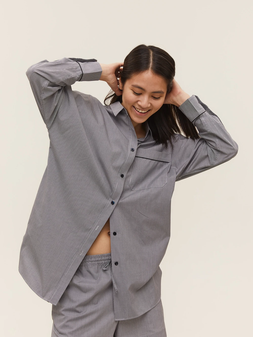 Костюм Atra (Цвет Чёрно-белый в клетку, Размер S, Состав 100% хлопок)