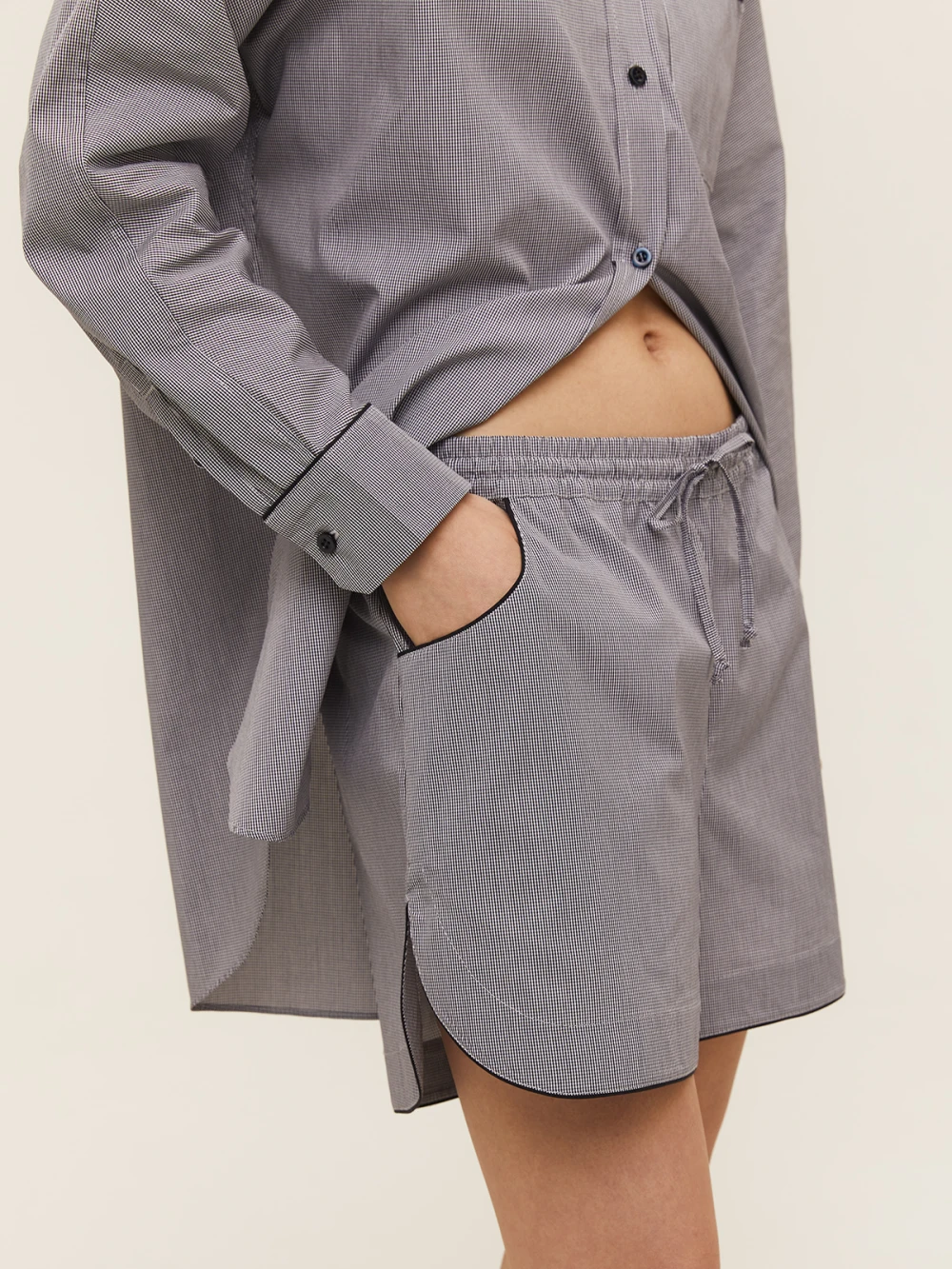 Костюм Atra (Цвет Чёрно-белый в клетку, Размер S, Состав 100% хлопок)