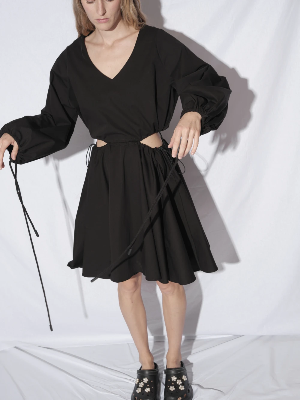 Платье Sun (Цвет Чёрный, Размер S, Состав 97% хлопок, 3% эластан)