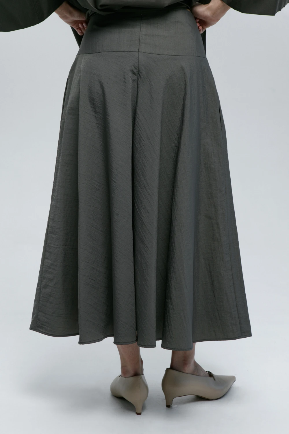 Юбка Courage (Цвет Серая умбра, Размер 44/S, Состав 100% полиамид)