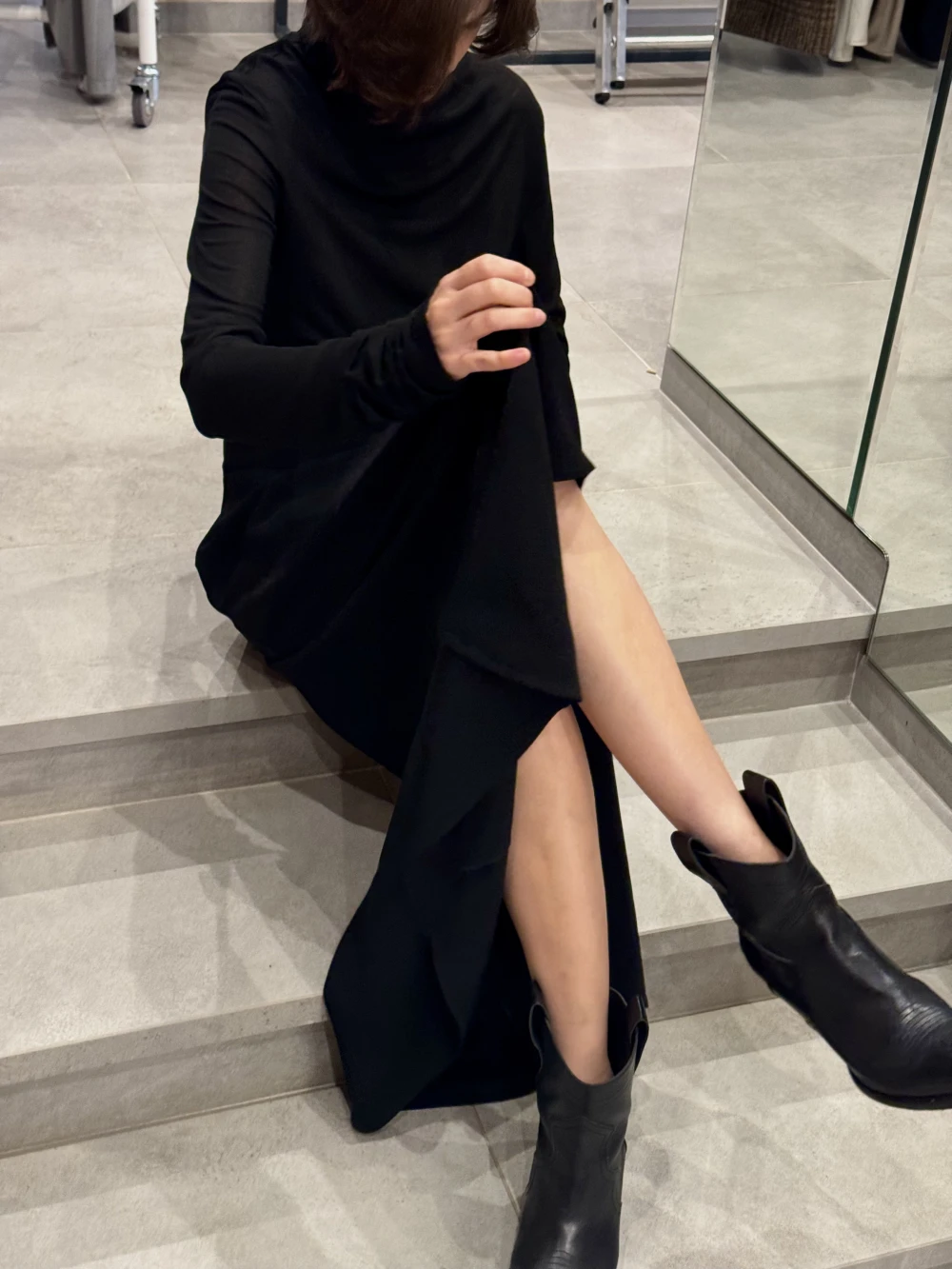 Юбка Stella (Цвет Чёрный, Размер 44/S, Состав 93% вискоза, 7% эластан)