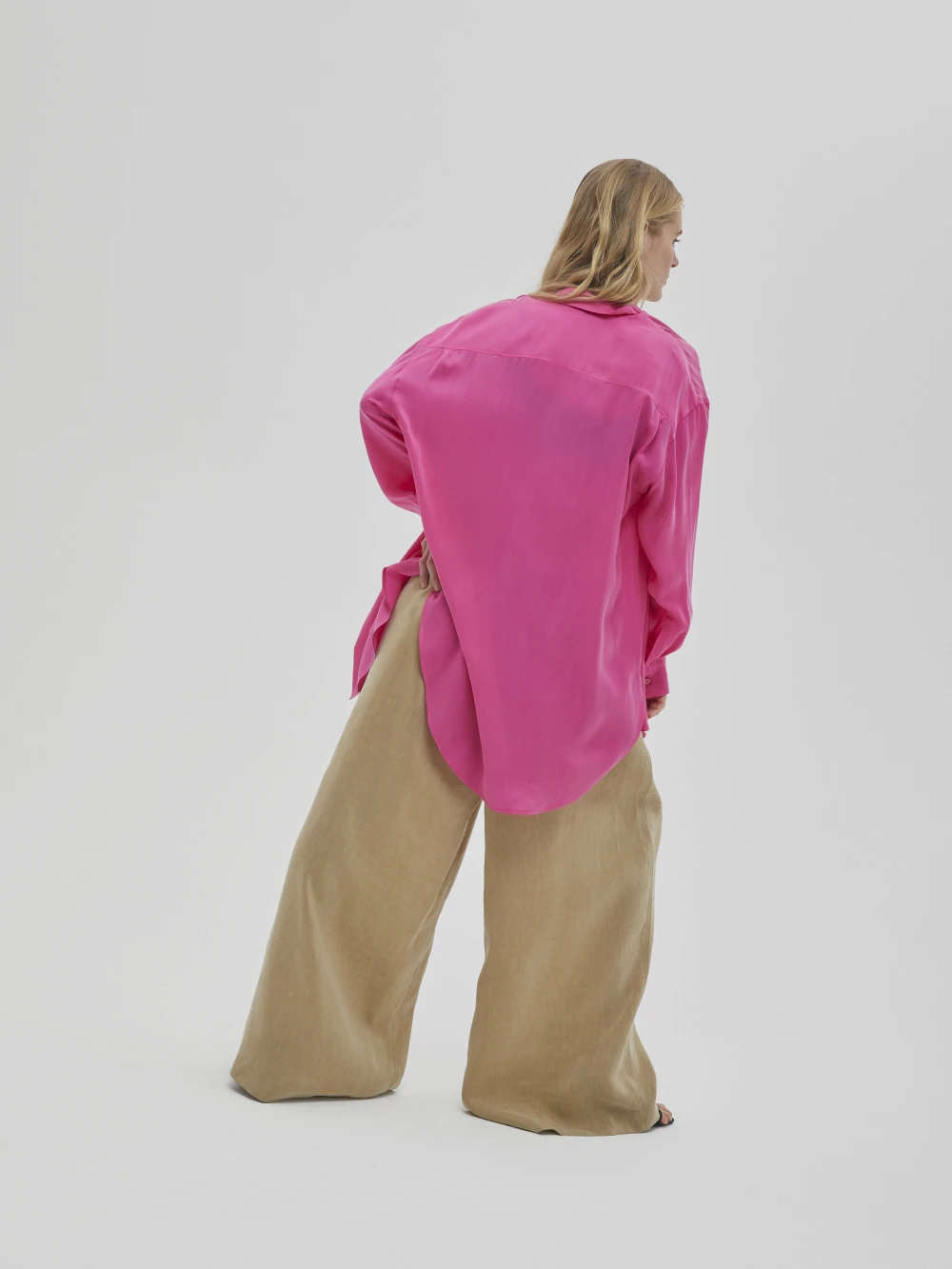 Брюки Airy (Цвет Бежевый, Размер S/M, Состав 100% вискоза)