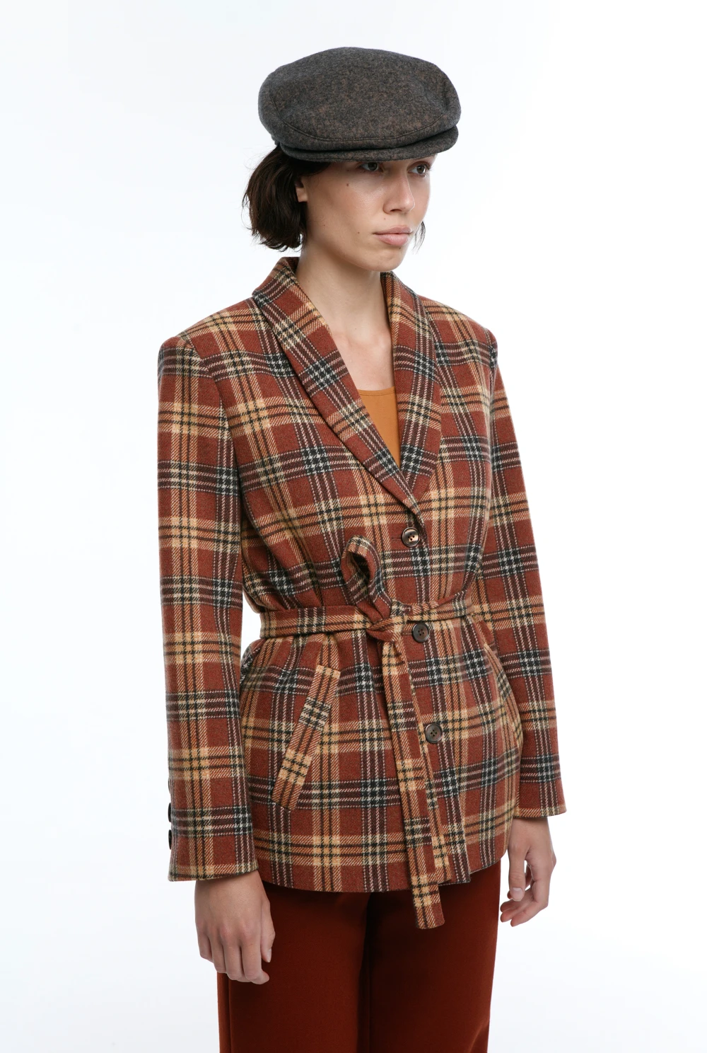 Жакет Forever (Цвет Терракот, Размер 44/S, Состав 80% шерсть, 20% полиэстер)