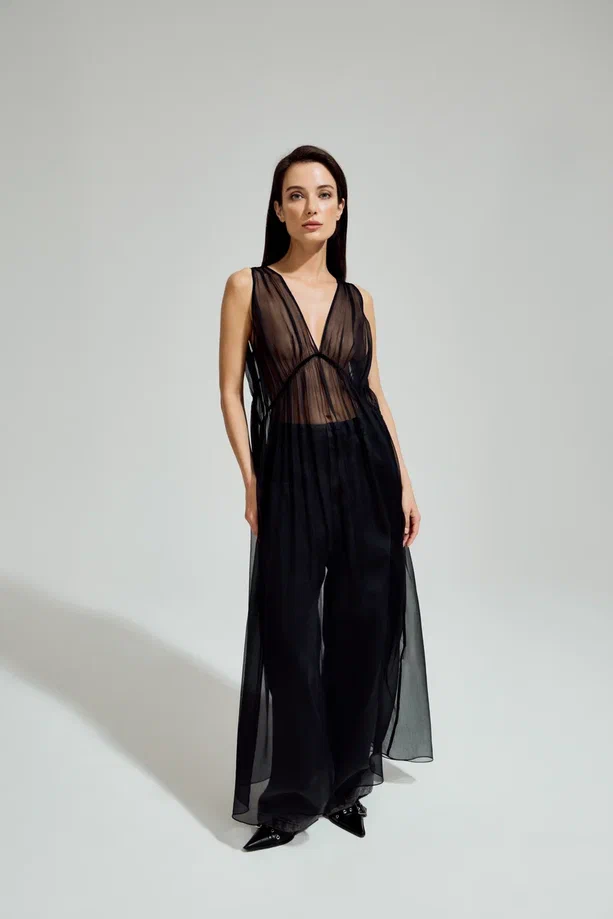 Платье Psyche (Цвет Чёрный, Размер S-M, Состав 100% шёлк)