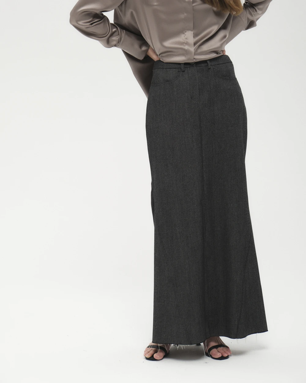 Юбка Como (Цвет Чёрный, Размер M, Состав 100% шерсть)