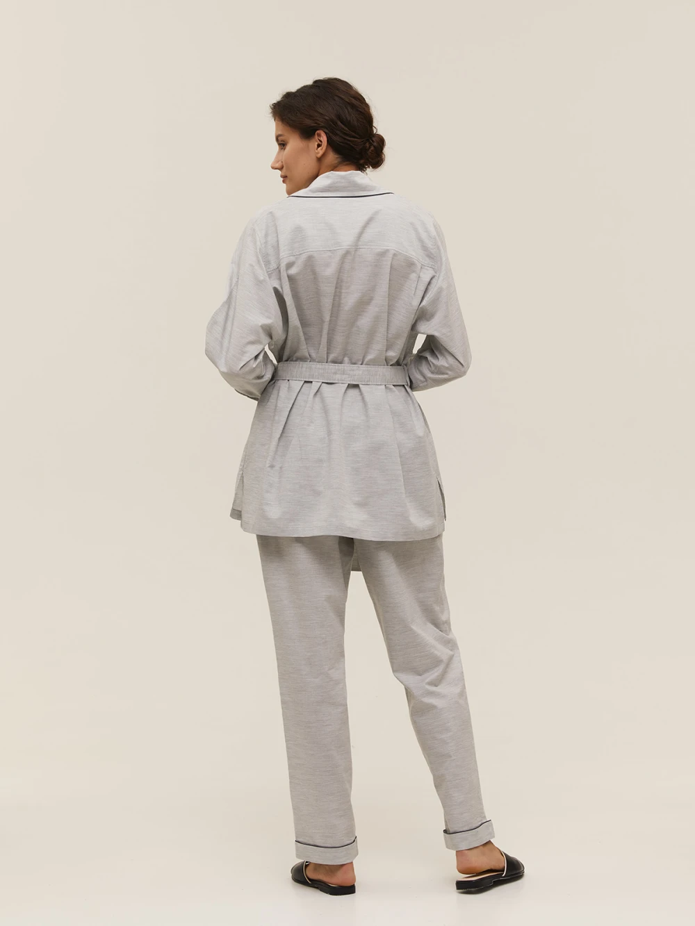 Костюм Aysha (Цвет Серый, Размер S, Состав 100% хлопок)