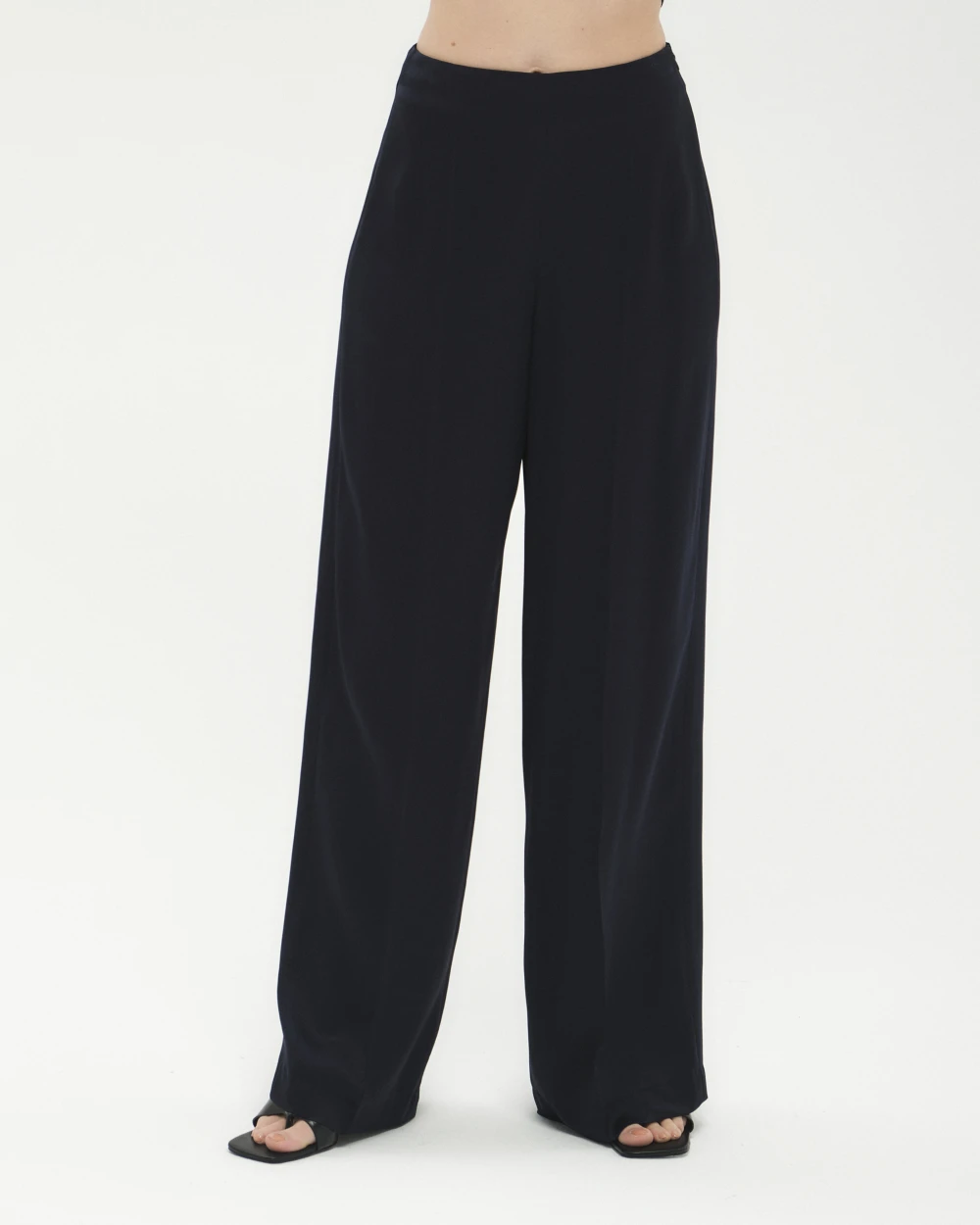 Брюки Moli (Цвет Тёмно-синий, Размер 44/S, Состав 61% Вискоза 39% Ацетат)